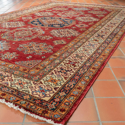 Handmade fine Afghan Kazak carpet - 310464