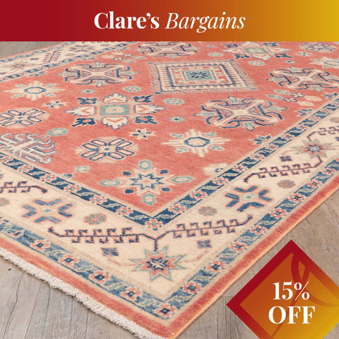 Handmade Luxury Commercial  Afghan Kazak rug - CB308806