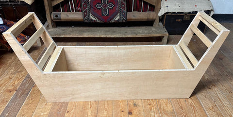 Handmade Turkish kilim Bespoke Balmoral storage seat - 309500LF