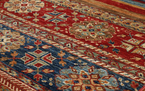 Fine handmade Afghan Samarkand rug - 27425315