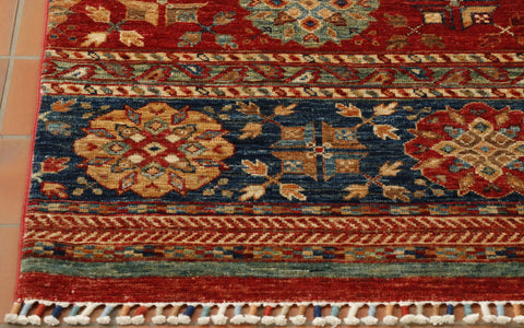 Fine handmade Afghan Samarkand rug - 27425315