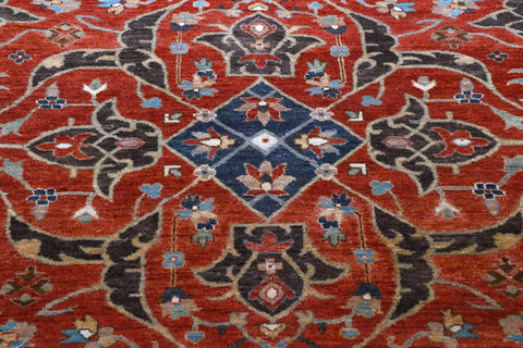 Handmade Indo Ushak carpet - 29525637