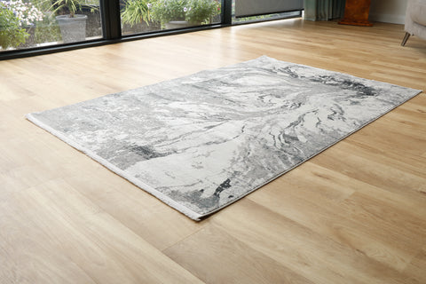 Woolknot Gooch luxury rug Abyss Frost Grey