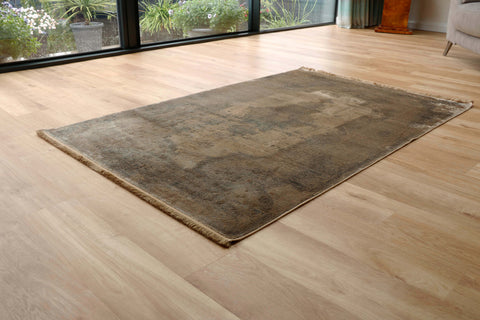 Woolknot Gooch luxury rug Overdye Mink