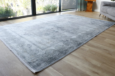 Gooch Luxury Woolknot rug Overdye Frost Grey - 29524809