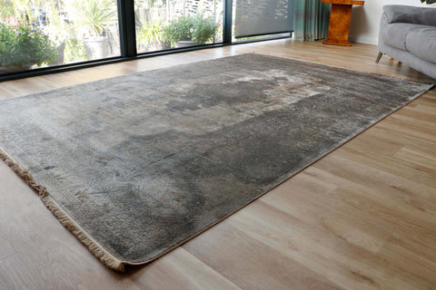 Woolknot Gooch luxury rug Overdye Mink