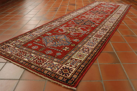 Fine handmade Afghan Kazak runner - 306630