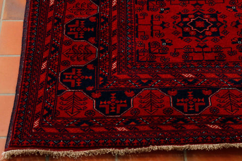 Fine handmade Afghan Belgique carpet - 306653