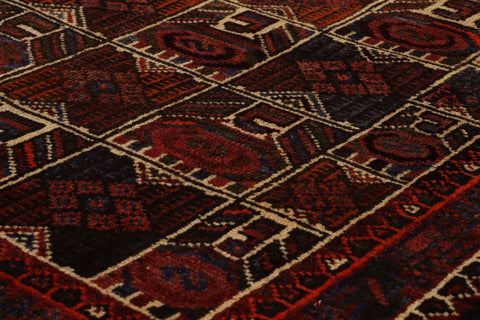 Handmade Persian Bonat rug - 30625726