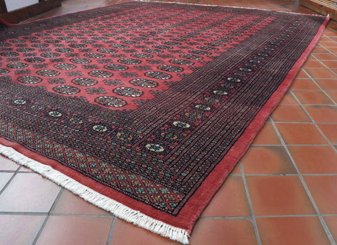 Luxury handmade Mori Pakistan Bokhara rug - 30725072