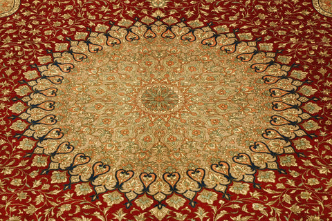 Extra fine handmade Qum carpet - 30725656