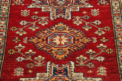 Handmade Afghan Kazak rug - 30725756