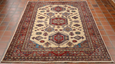 Extra fine handmade Afghan Kazak rug - 30725785