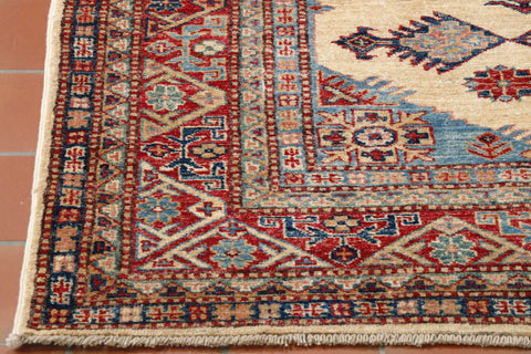 Extra fine handmade Afghan Kazak rug - 30725785