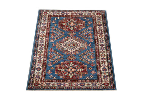 Fine handmade Afghan Kazak rug - ENR307891