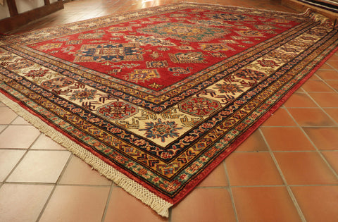 Handmade Afghan Kazak carpet - 30825043