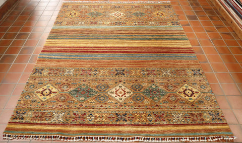 Fine handmade Afghan Samarkand rug - 308218