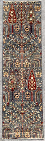 Handmade Afghan Aryana runner - ENR308368