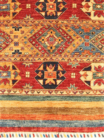Handmade Afghan Kharjeen rug - ENR308445