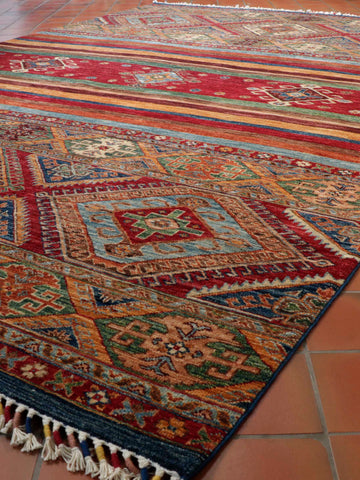 Handmade Afghan Kharjeen carpet - 308521