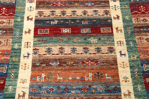 Handmade Afghan Loribaft runner - 30825632